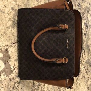 Black and brown Nine West bag (purse)